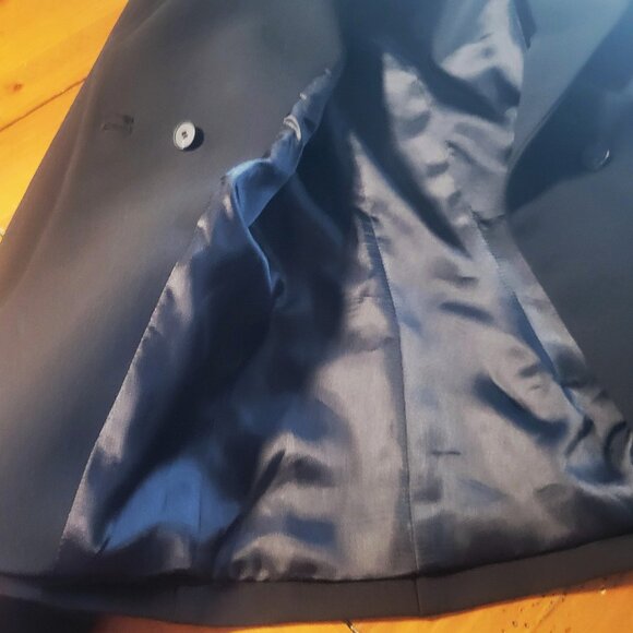 NWT! Zara Shoulder Pad Blazer - Black Tailor Fit - Women's Size M - Picture 10 of 16